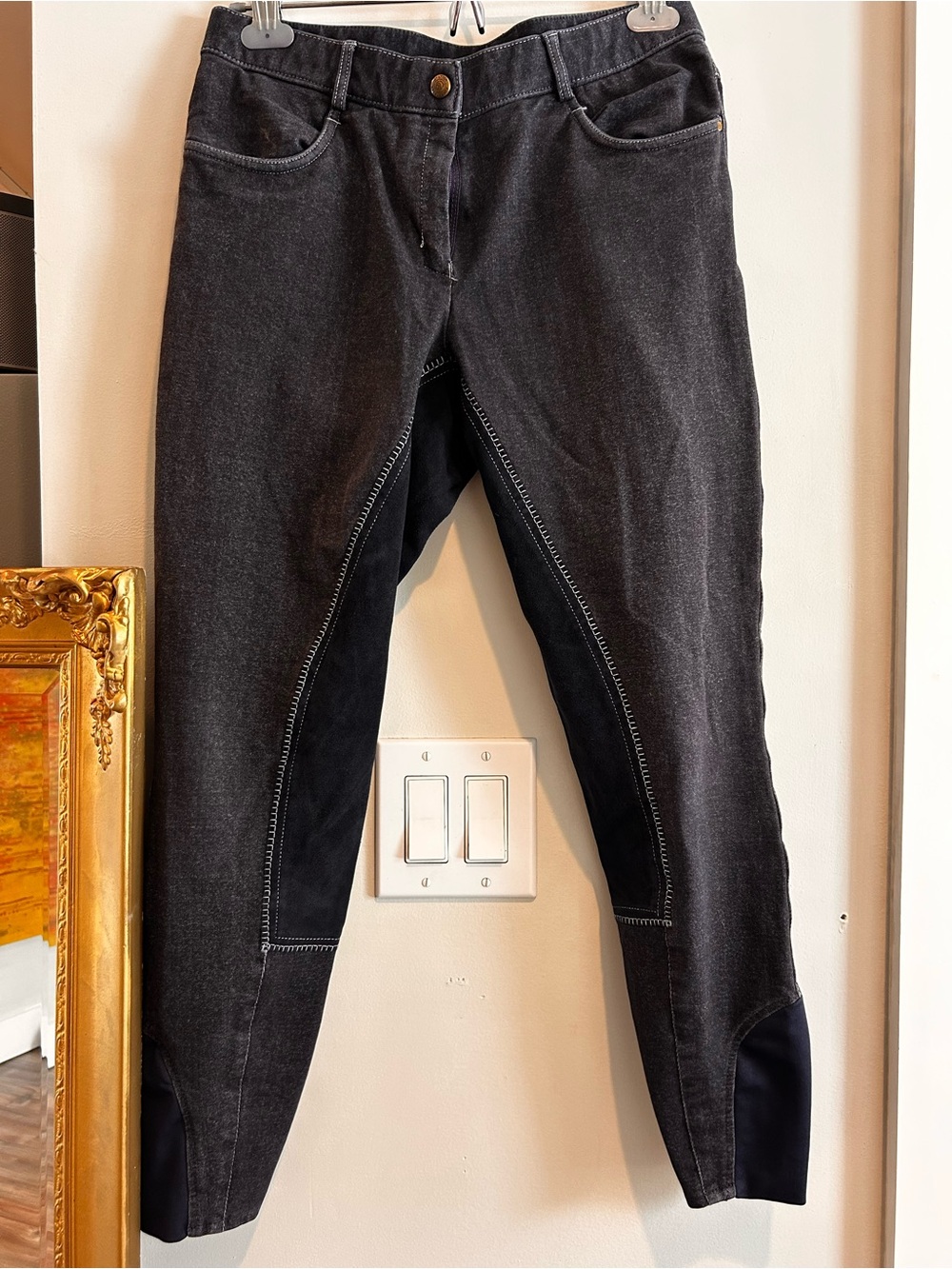 Ovation Black Denim Full Seat Riding Breeches Women’s 30R